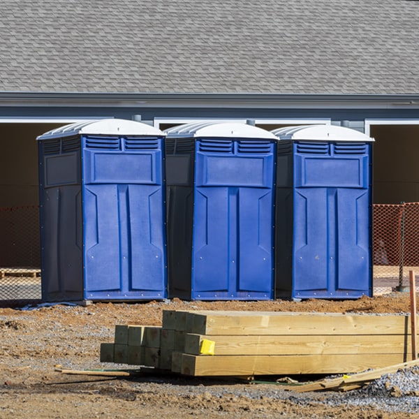 are there different sizes of portable restrooms available for rent in Naruna VA